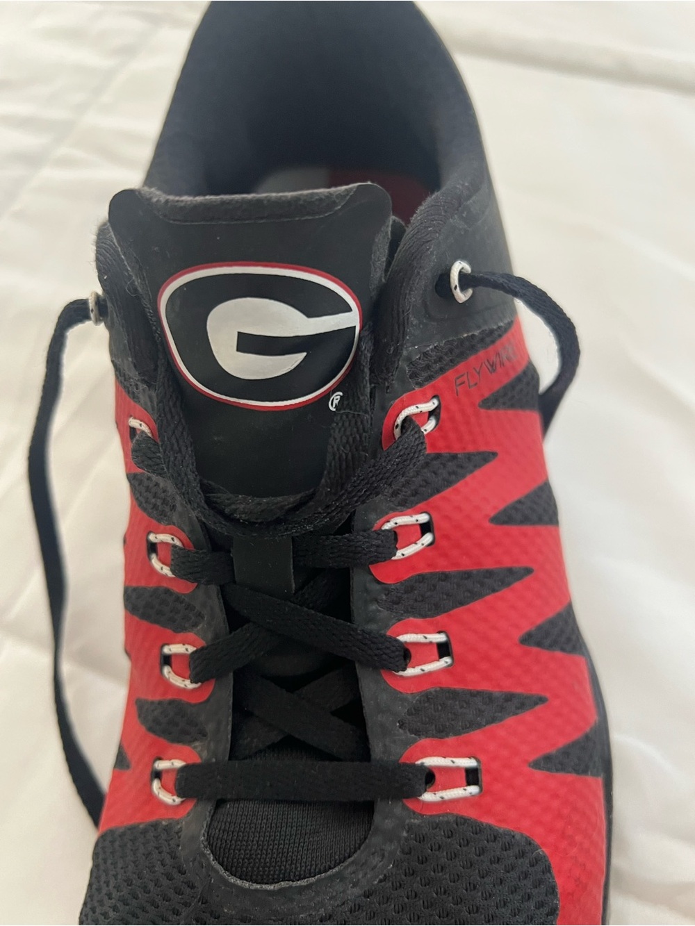 Georgia Bulldogs Men’s Red and Black Athletic Shoe